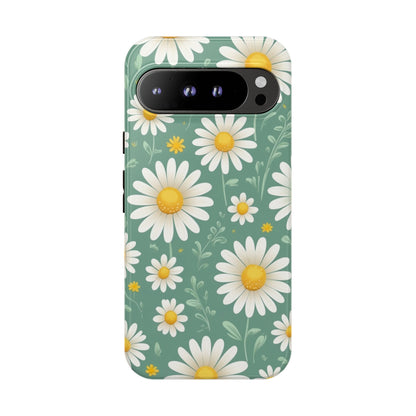 Google Pixel 9 Pro XL / Glossy Phone Case - Daisies Floral Pattern 1 Phone Case