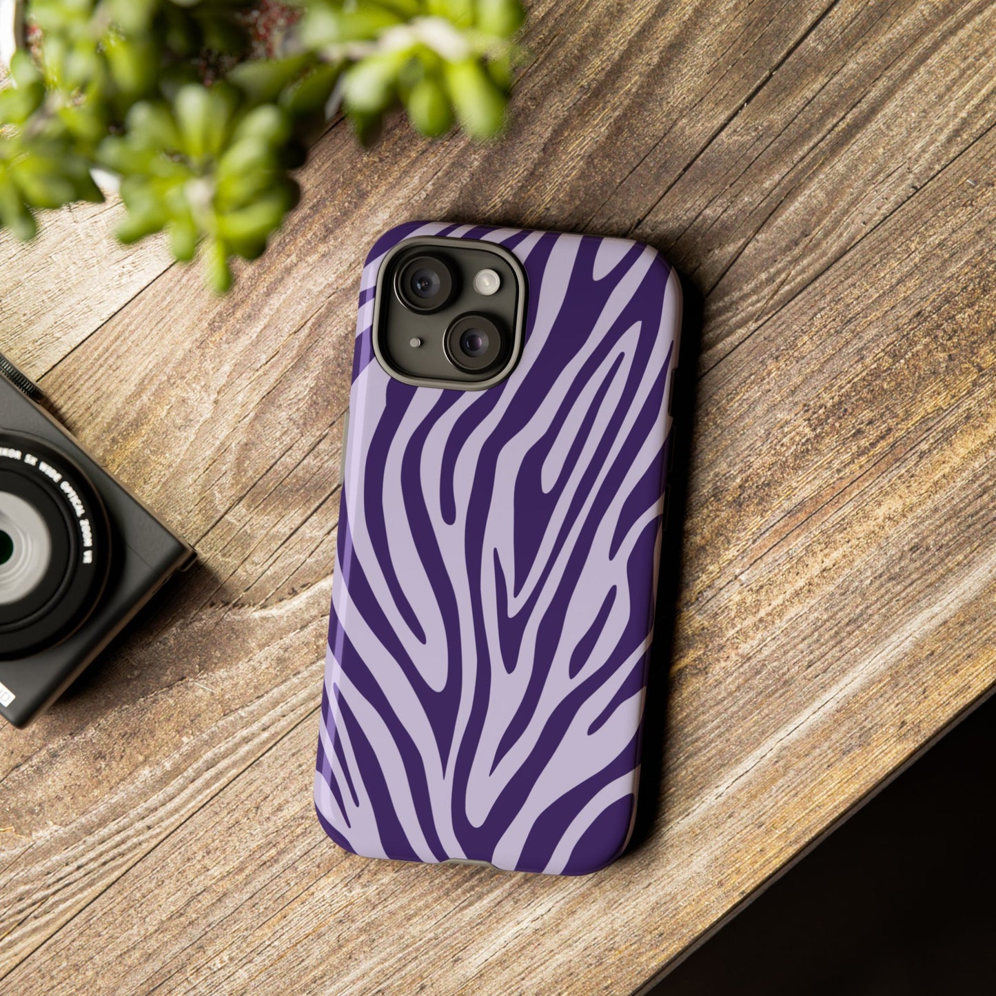 Boutique Lavender Tiger Print Phone Case