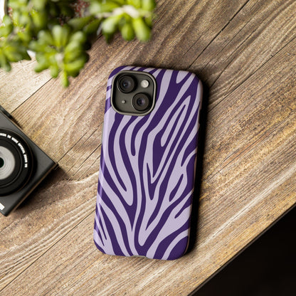 Boutique Lavender Tiger Print Phone Case