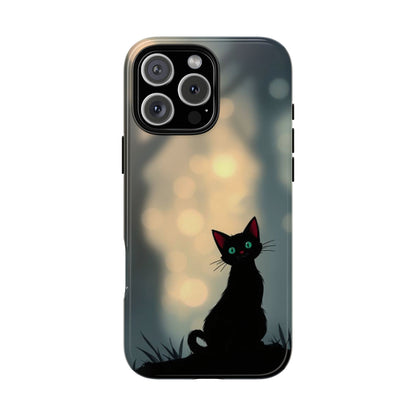 Gothic Cat Design Phone Case - Multicolor Phone Case - iPhone 16 Pro Max / Glossy