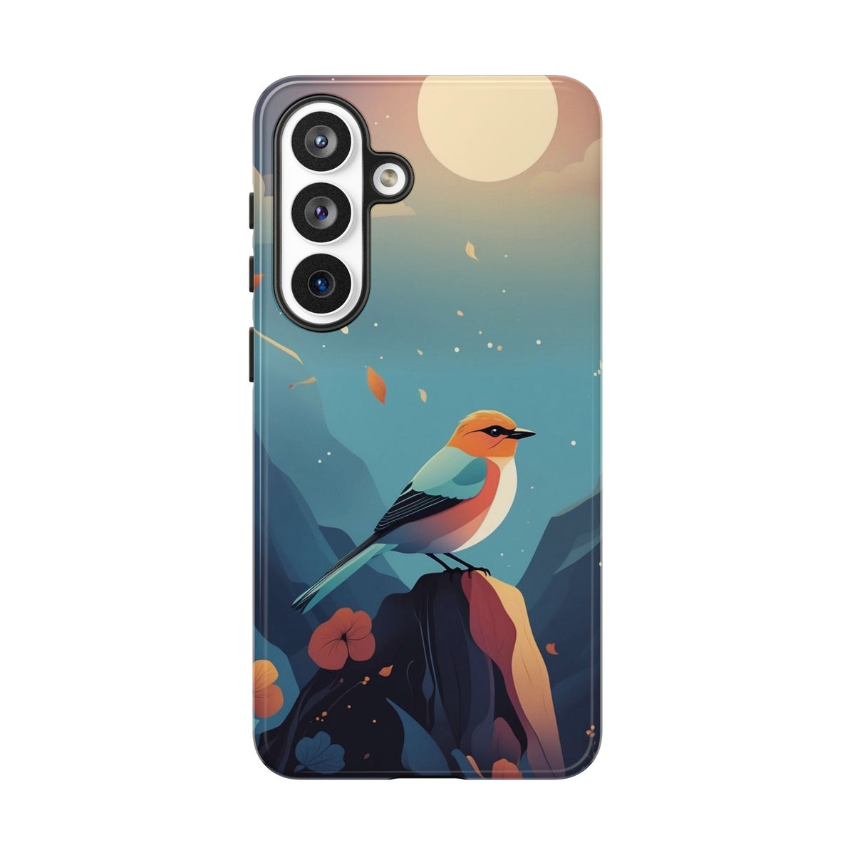 Stylised Bird Design Phone Case - Multicolor Phone Case - Samsung Galaxy S26 Plus / Glossy