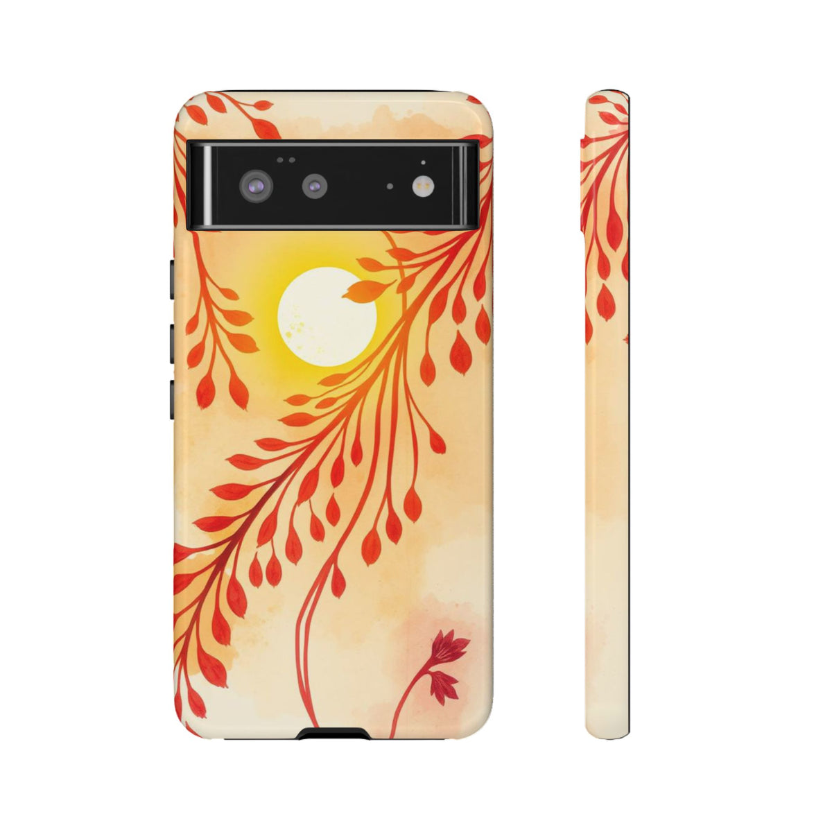 Boho Chic Watercolour Sunset Design Phone Case - Multicolor Phone Case - Google Pixel 6 / Glossy