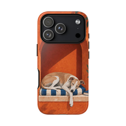 Whippet Siesta Nook Phone Case - Multicolor Phone Case - iPhone 18 Pro / Glossy