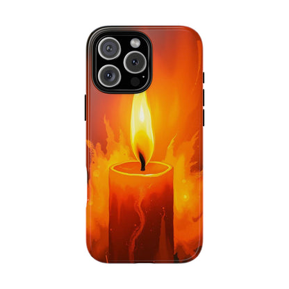 Red Candle Phone Case - Multicolor Phone Case - iPhone 16 Pro Max / Glossy