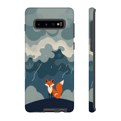 Samsung Galaxy S10 Plus / Glossy Phone Case - Stormy Fox Design Phone Case