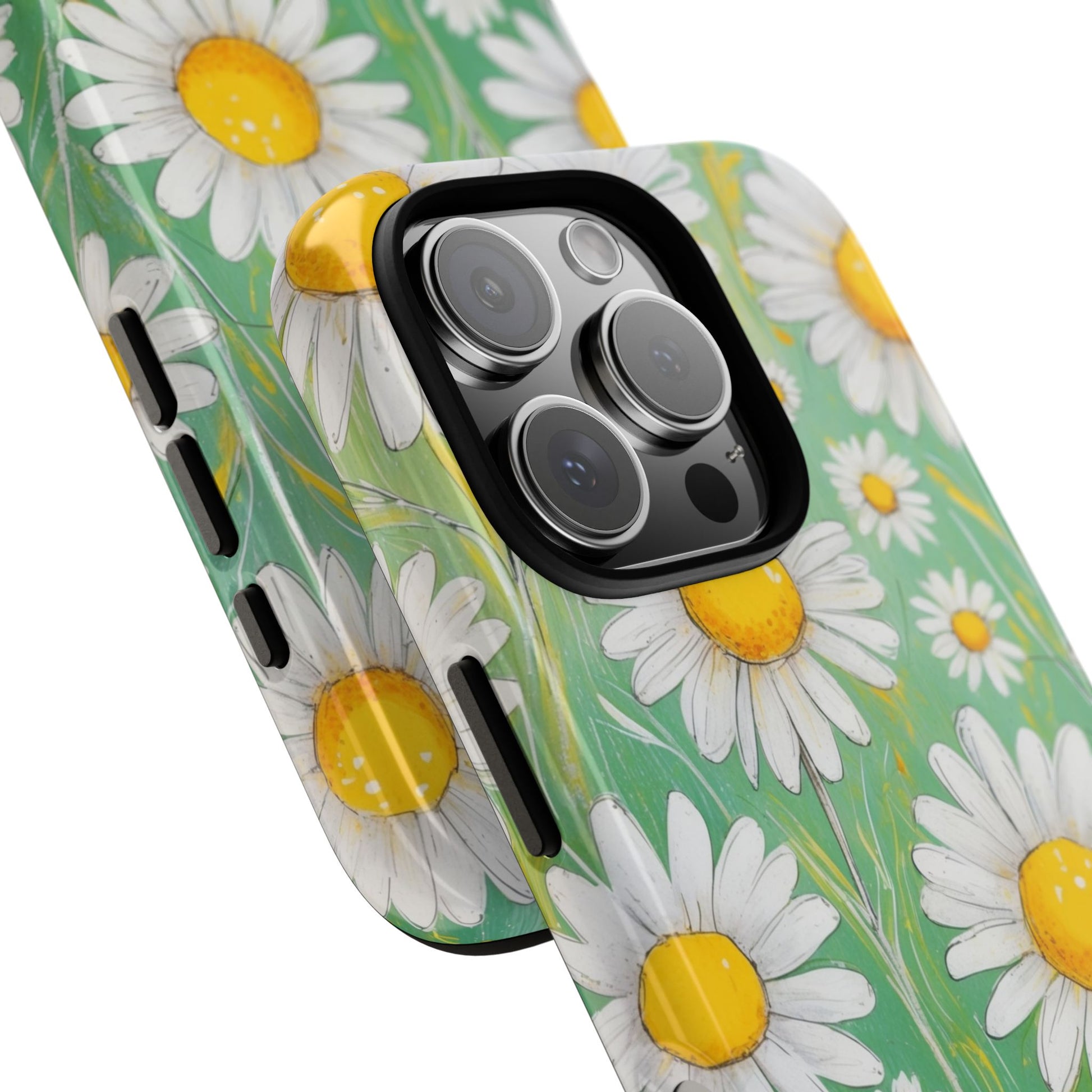 Phone Case - Daisies Floral Pattern 4 Phone Case