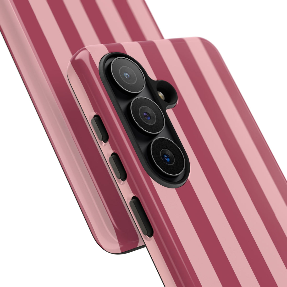Pink Stripe Pattern Phone Case - Pink Phone Case