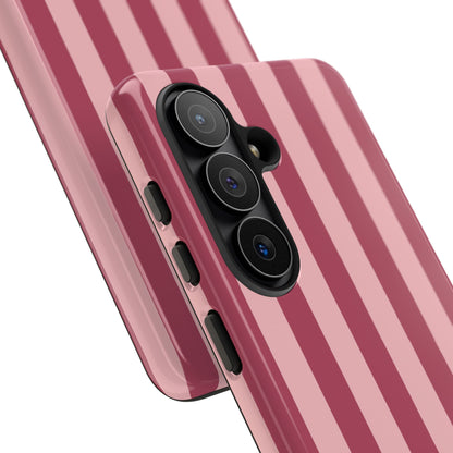 Pink Stripe Pattern Phone Case - Pink Phone Case