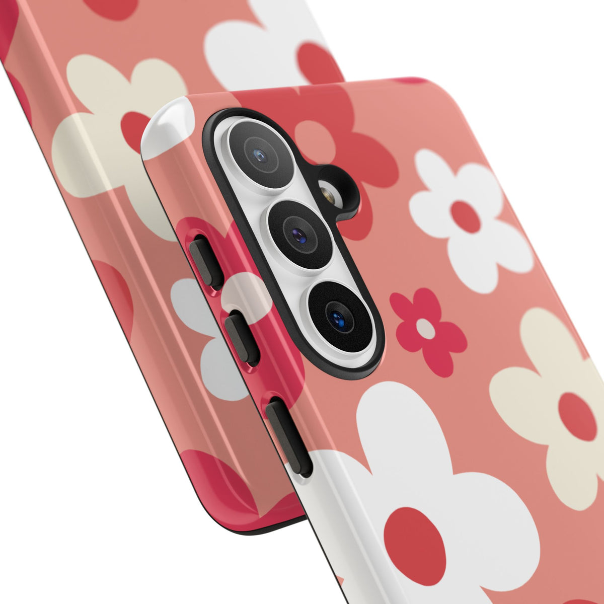 Cute Pink Daisy Pattern #1 Phone Case - Pink Phone Case