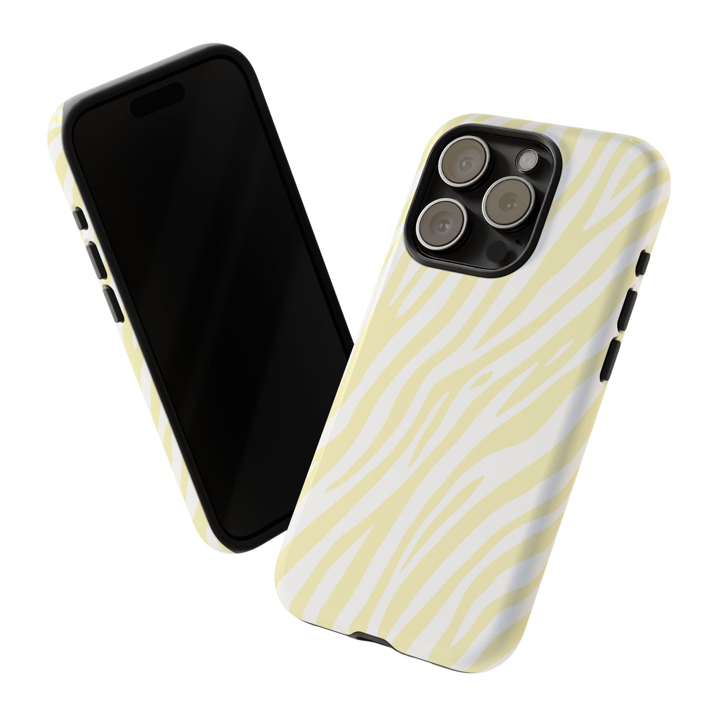 Buttercream Tiger Print Phone Case