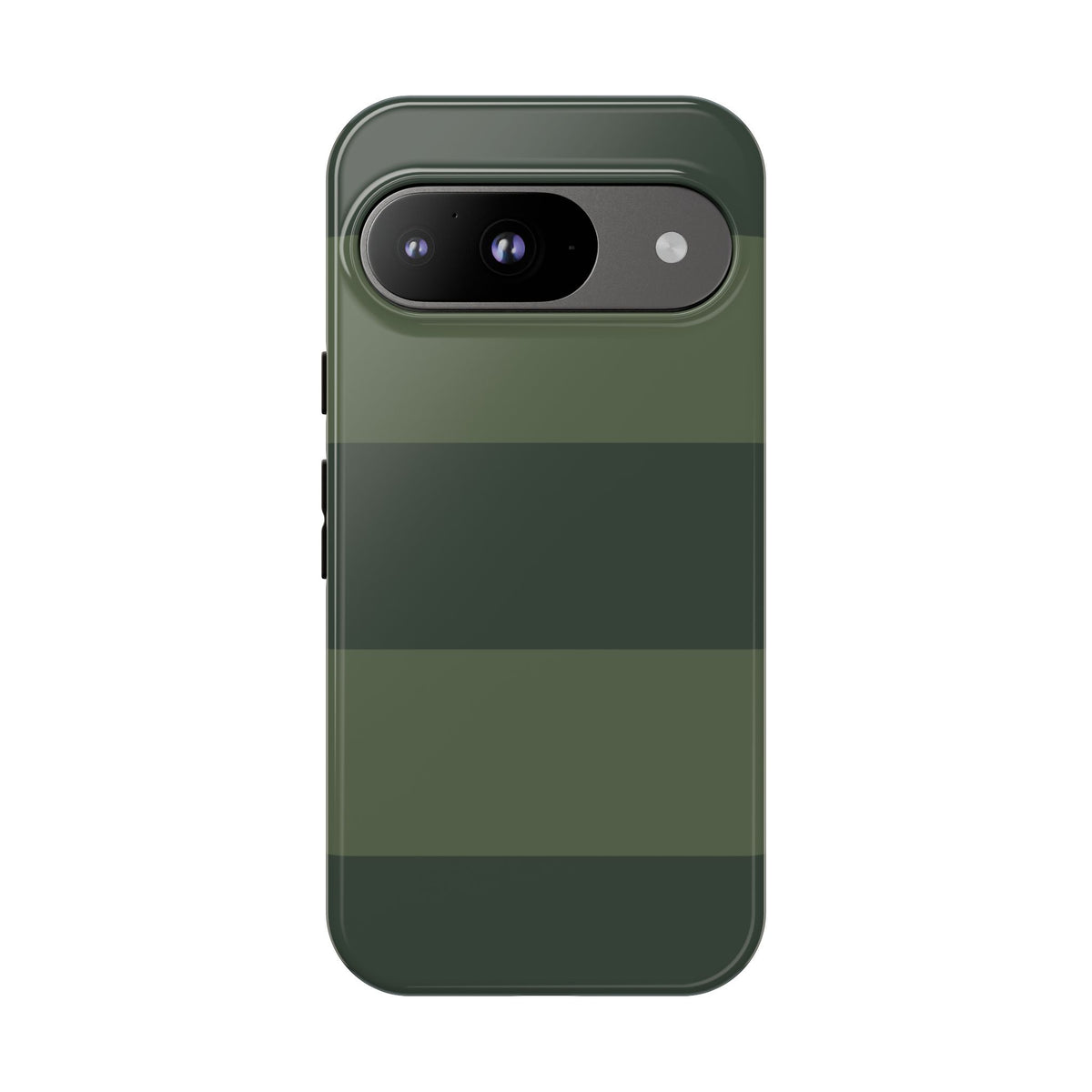 Green Horizontal Stripe Pattern Phone Case - Green Phone Case - Google Pixel 9 / Glossy