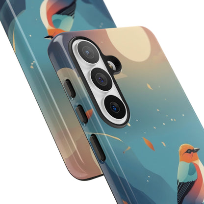 Stylised Bird Design Phone Case - Multicolor Phone Case