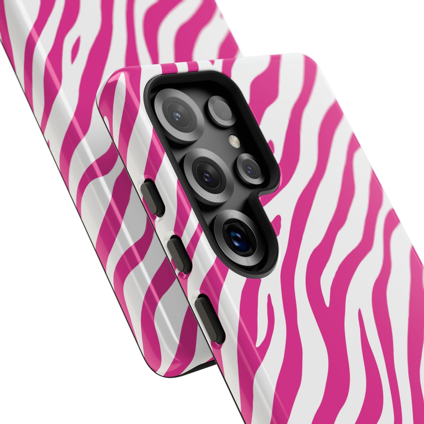 Stylish Hot Pink Zebra Print Phone Case