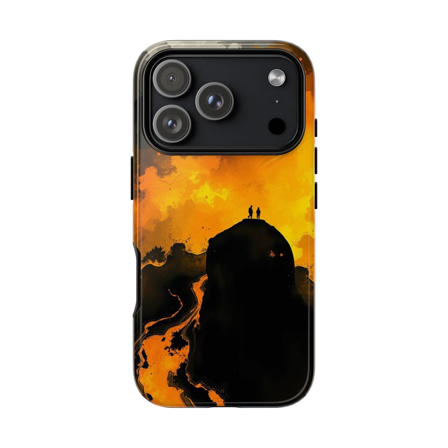 iPhone 17 Pro / Glossy Phone Case - Gothic Watercolour Scene Phone Case