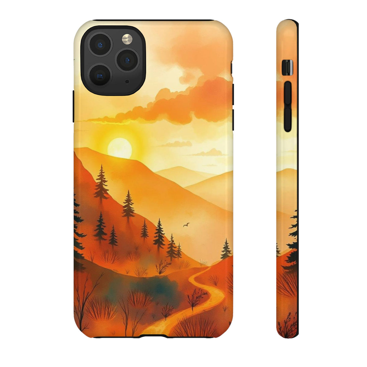 Golden Sunset Design Phone Case - Multicolor Phone Case - iPhone 11 Pro Max / Glossy