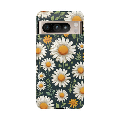 Google Pixel 8 Pro / Glossy Phone Case - Daisies Floral Pattern 3 Phone Case