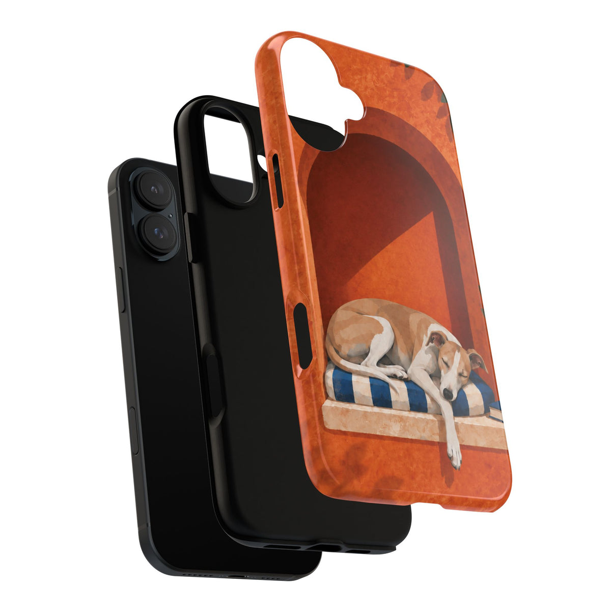 Whippet Siesta Nook Phone Case - Multicolor Phone Case