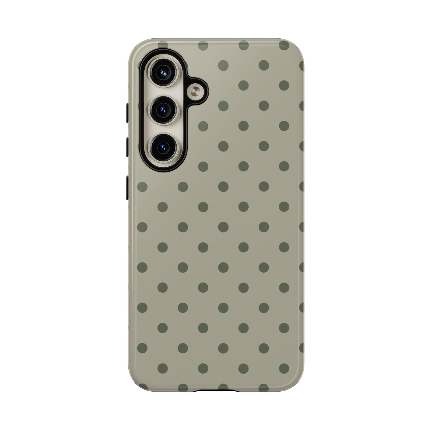 Green & Dark Green Dot Pattern Phone Case