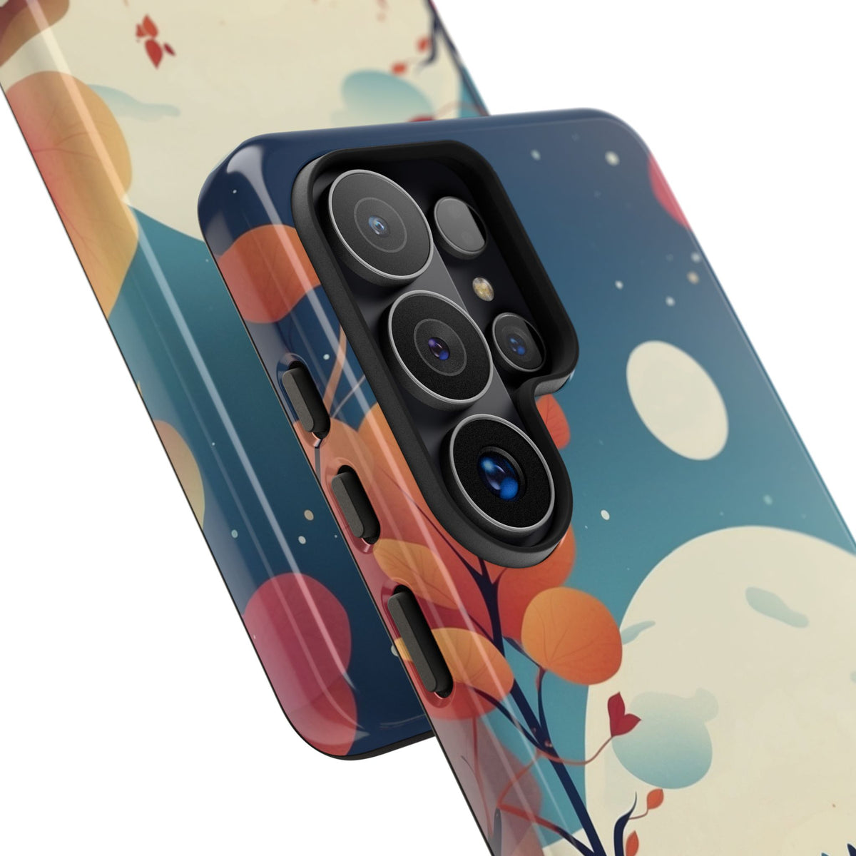 Stylised Blue Hare Design Phone Case - Multicolor Phone Case