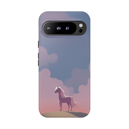 Google Pixel 9 Pro XL / Glossy Phone Case - Pony & Cloud Design Phone Case