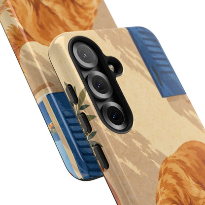Cocker Spaniel Scent Trail Phone Case - Multicolor Phone Case