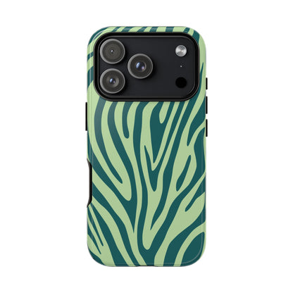 Boutique Sage Tiger Print Phone Case