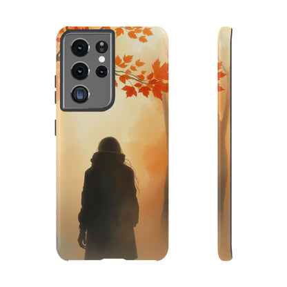 Samsung Galaxy S21 Ultra / Glossy Phone Case - Watercolour Mysterious Woman Phone Case