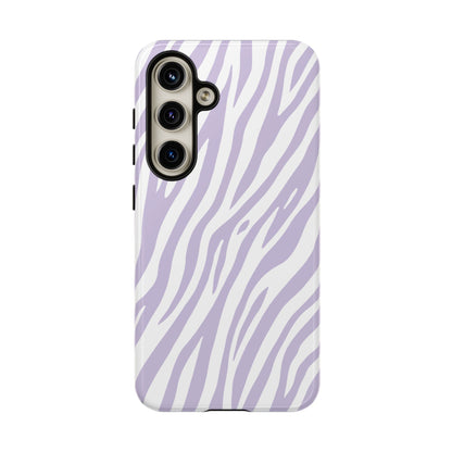Lavender Tiger Print Phone Case