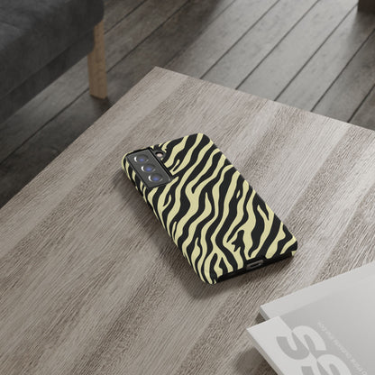 Stylish Neutral Zebra Print Phone Case