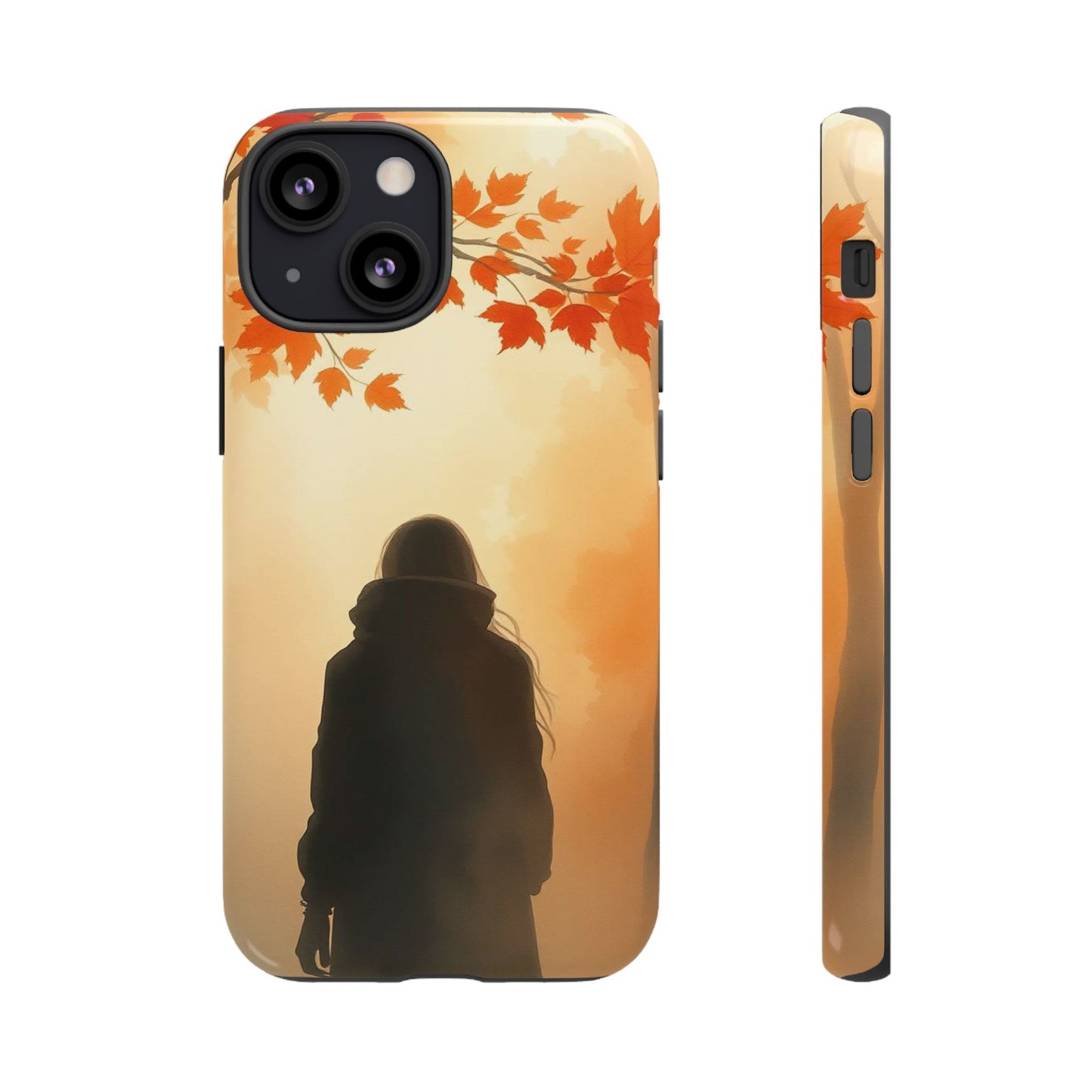 iPhone 13 Mini / Glossy Phone Case - Watercolour Mysterious Woman Phone Case