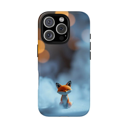 iPhone 16 Pro / Glossy Phone Case - Cute Misty Fox Design Phone Case