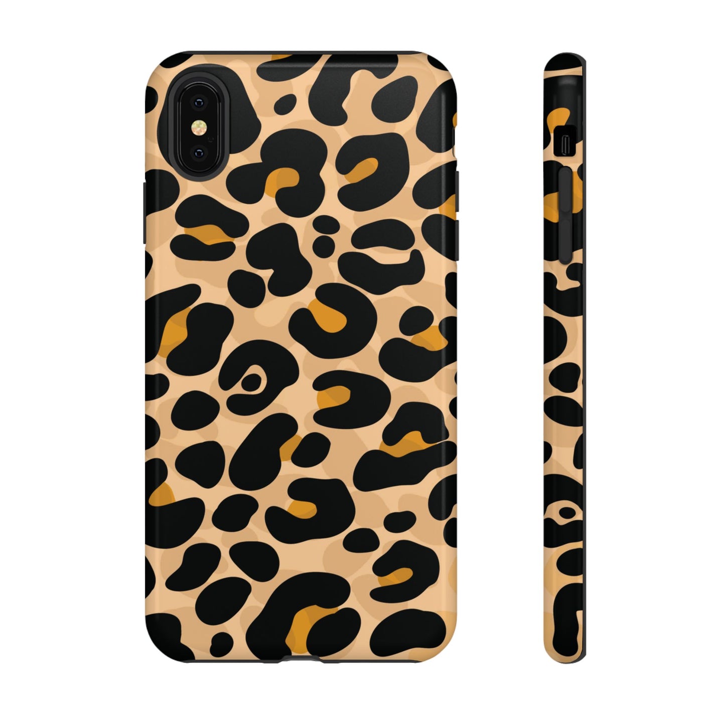 Stylish Mocha Leopard Print Phone Case