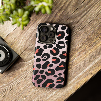 Cute Blush Leopard Print Phone Case - Pink Phone Case