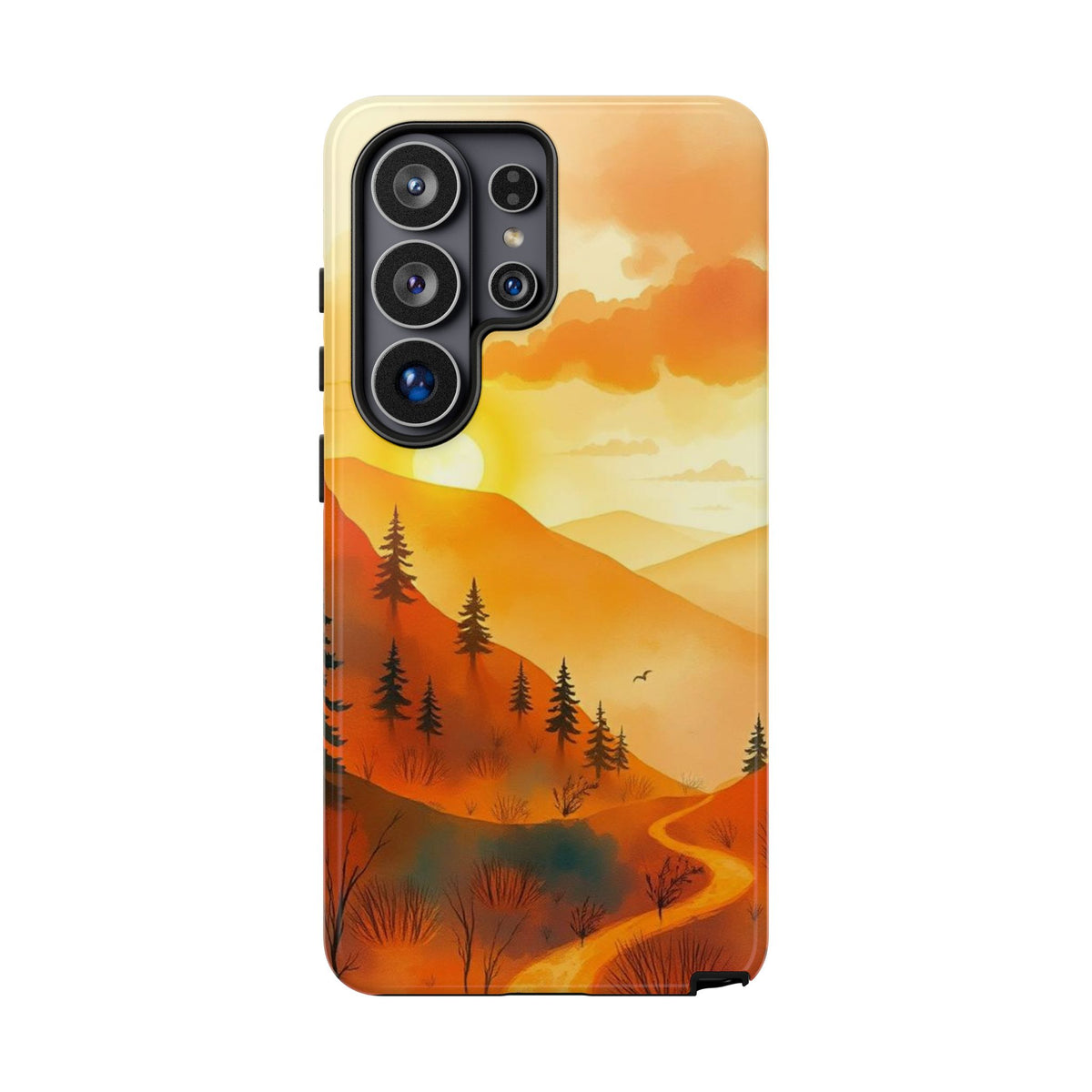 Golden Sunset Design Phone Case - Multicolor Phone Case - Samsung Galaxy S26 Ultra / Glossy