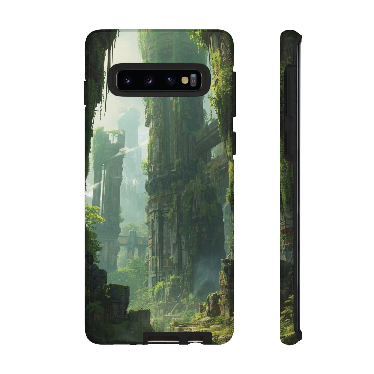 Phone Case - Overgrown Future Ruins Sci-fi Phone Case