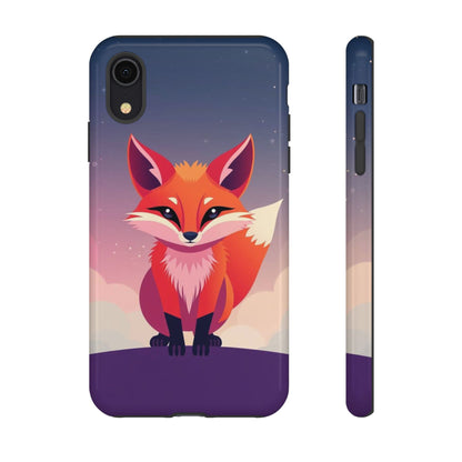 iPhone XR / Glossy Phone Case - Pop Art Fox Design Phone Case