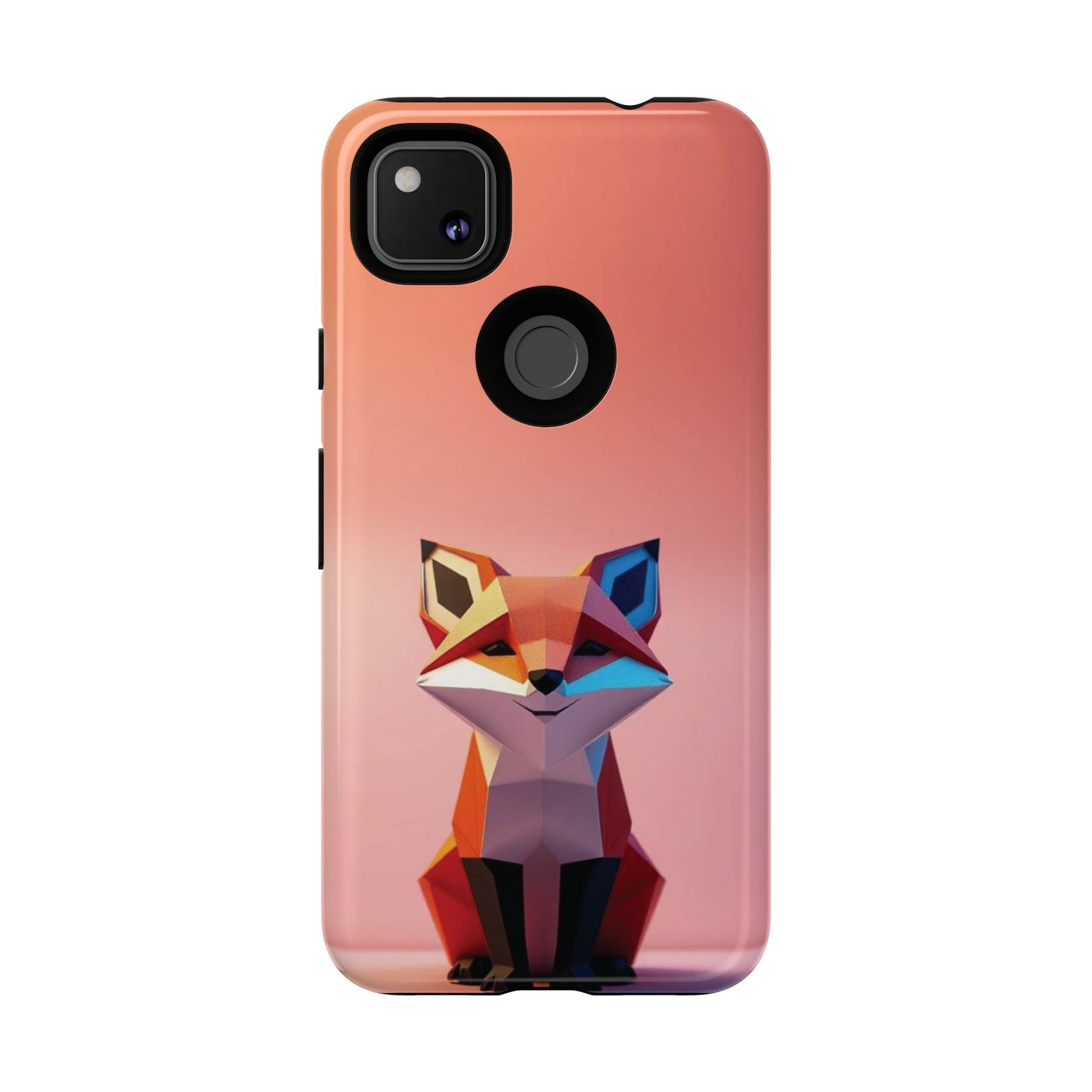 Origami Fox Design Phone Case
