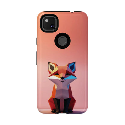 Origami Fox Design Phone Case