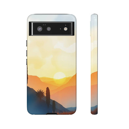 Watercolour Sunset Design Phone Case - Multicolor Phone Case - Google Pixel 6 / Glossy