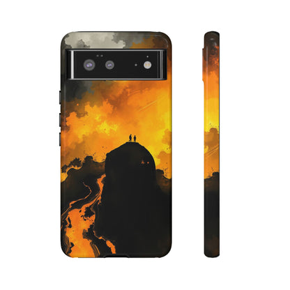 Google Pixel 6 / Glossy Phone Case - Gothic Watercolour Scene Phone Case