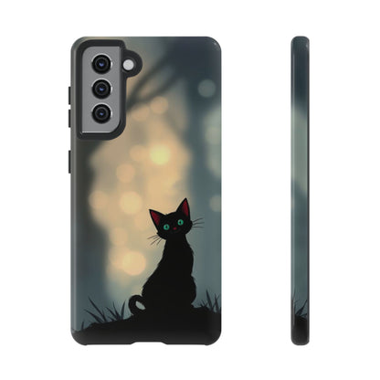 Gothic Cat Design Phone Case - Multicolor Phone Case - Samsung Galaxy S21 / Glossy