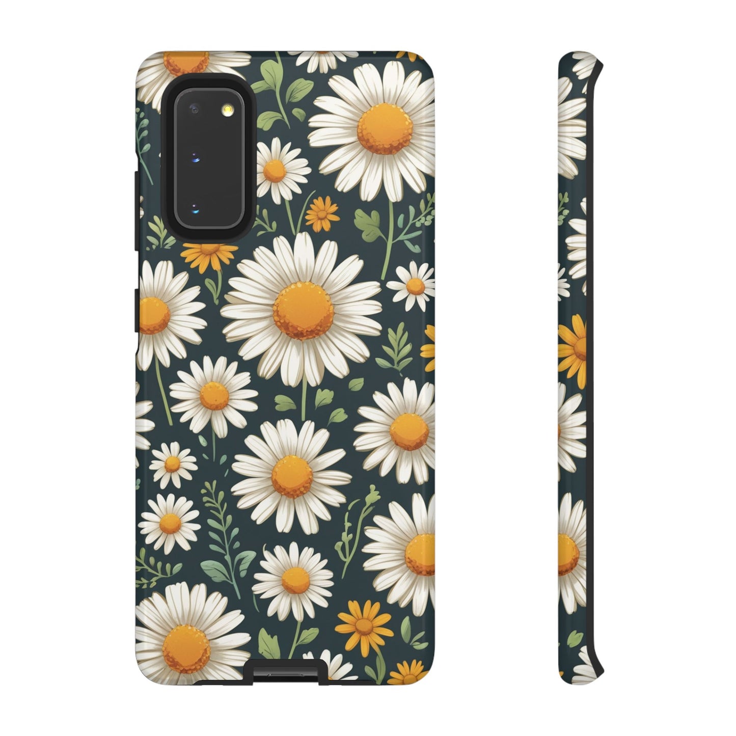 Samsung Galaxy S20 / Glossy Phone Case - Daisies Floral Pattern 3 Phone Case