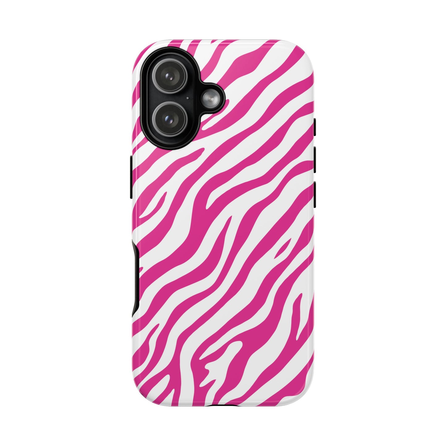 Stylish Hot Pink Zebra Print Phone Case