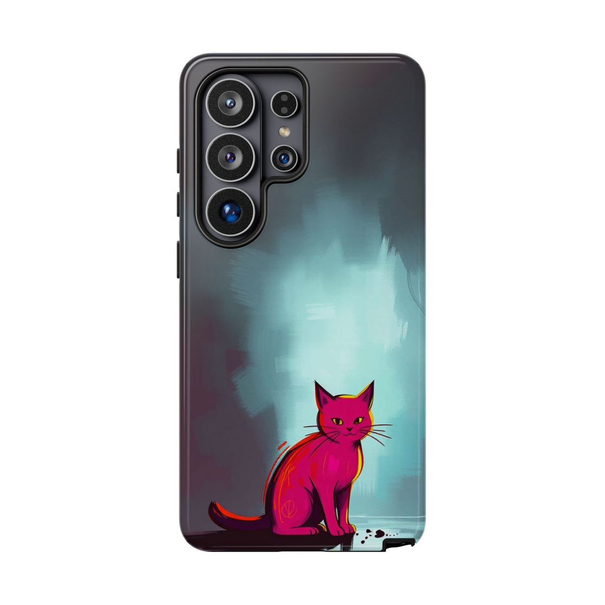 Pop Art Moody Cat Design Phone Case - Multicolor Phone Case - Samsung Galaxy S26 Ultra / Glossy