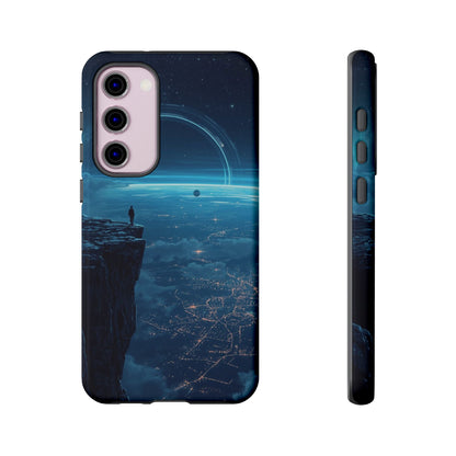 Samsung Galaxy S23 Plus / Glossy Phone Case - Orbital Ring Horizon Sci-fi Phone Case