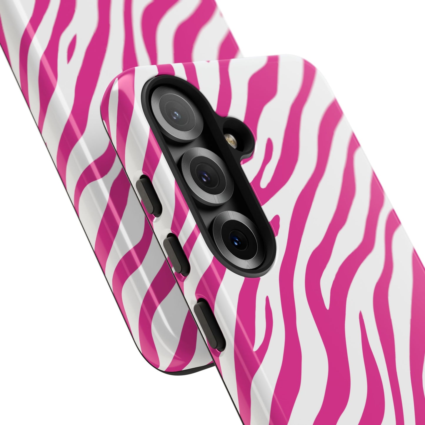 Stylish Hot Pink Zebra Print Phone Case
