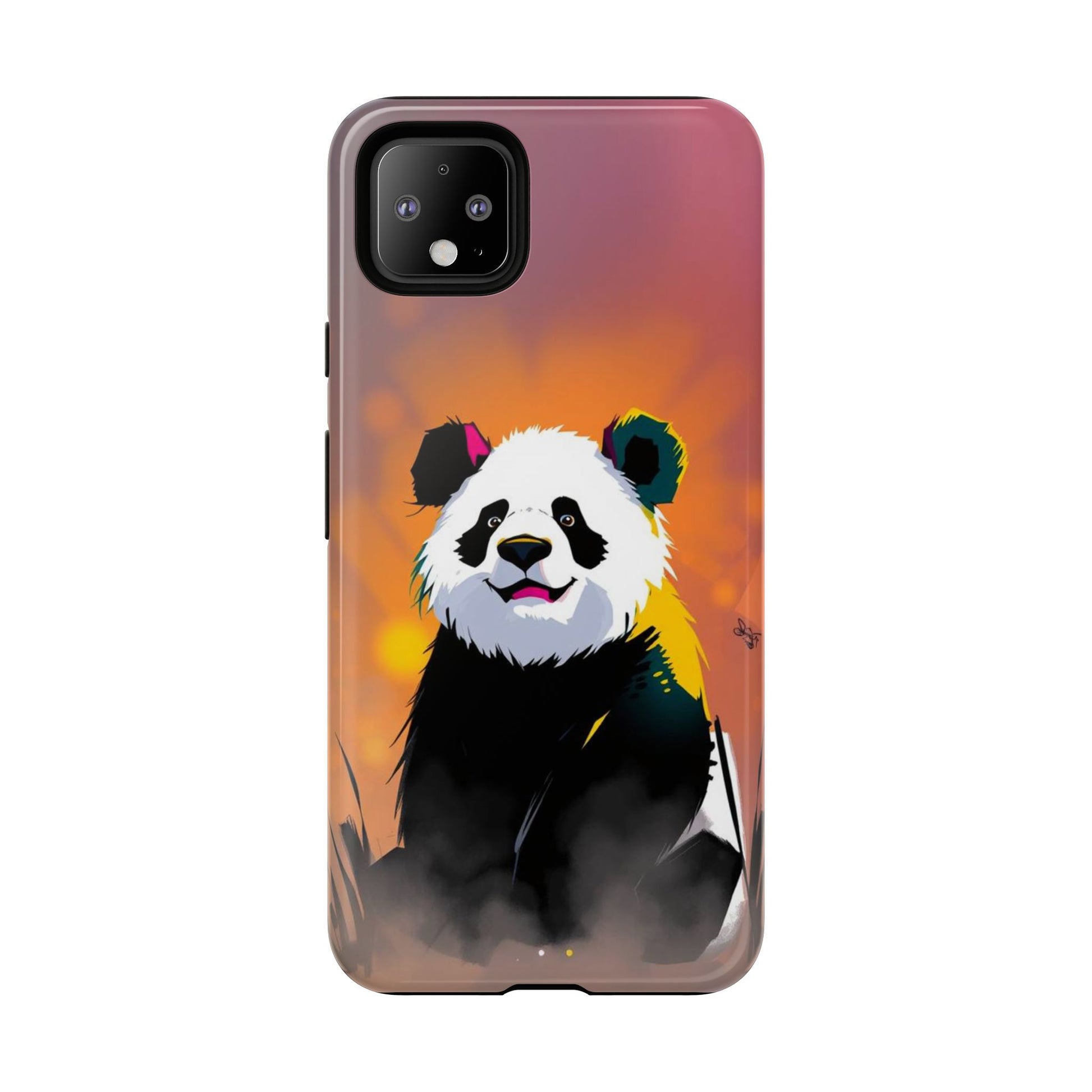 Google Pixel 4 XL / Glossy Phone Case - Pop Art Panda Design Phone Case