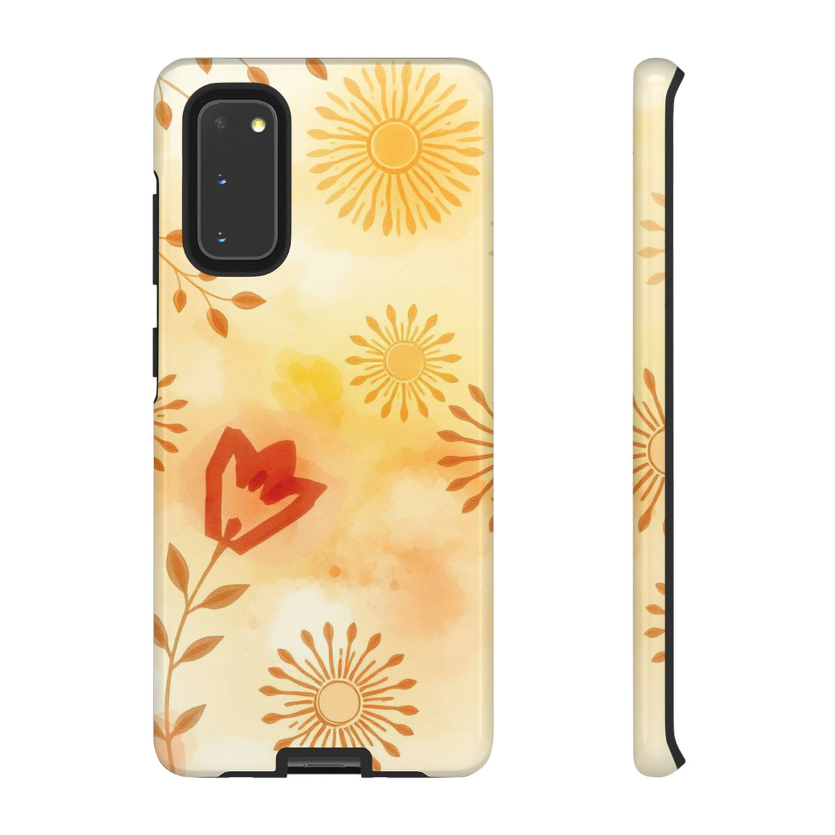 Boho Chic Watercolour Pattern Phone Case - Multicolor Phone Case - Samsung Galaxy S20 / Glossy