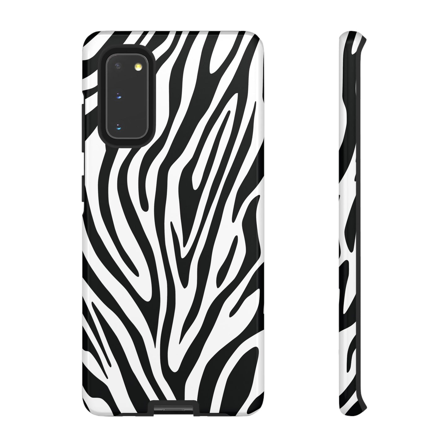 Classic Monochrome Tiger Print Phone Case