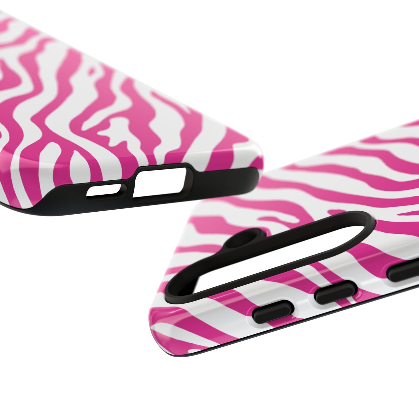 Stylish Hot Pink Zebra Print Phone Case